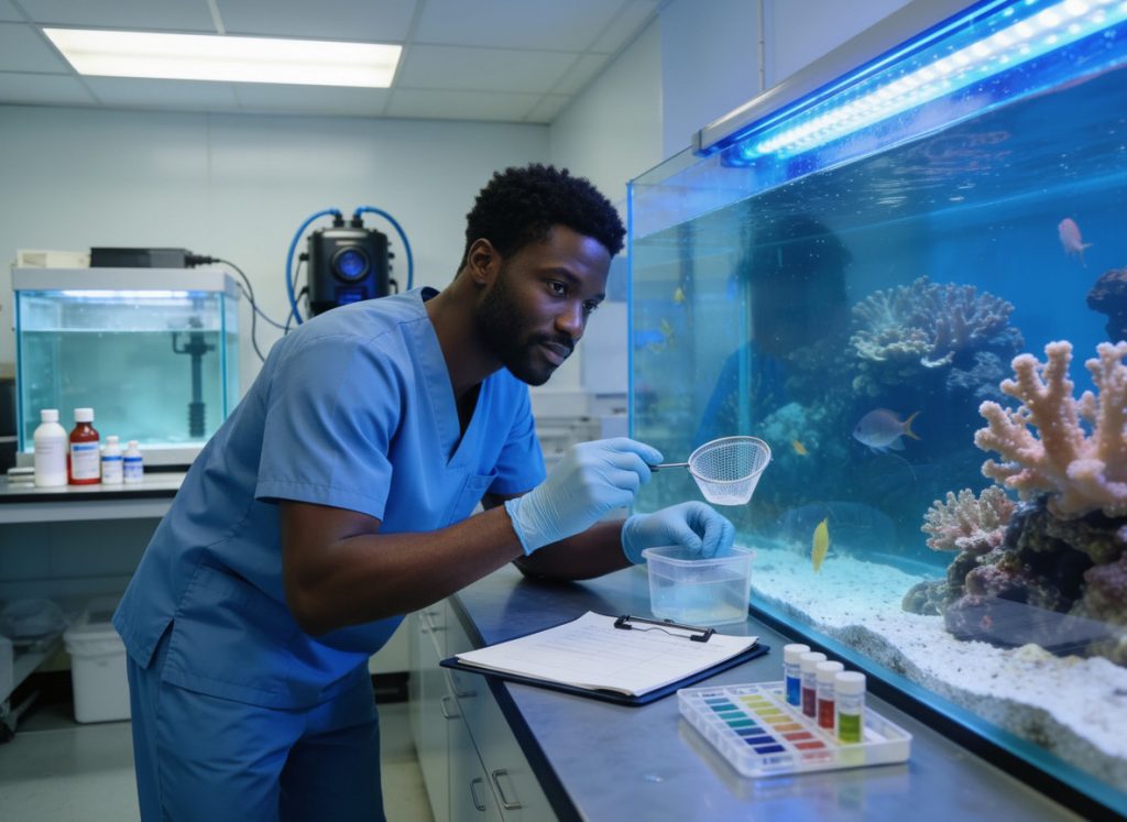 Hospital Guy Netting Fish