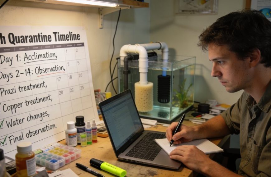 Quarantine Aquarium Timeline