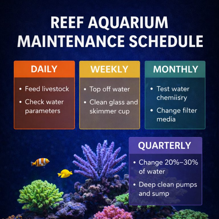 Reef Tank Maintenance Schedule
